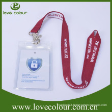High quality custom promotion lanyard woven round
